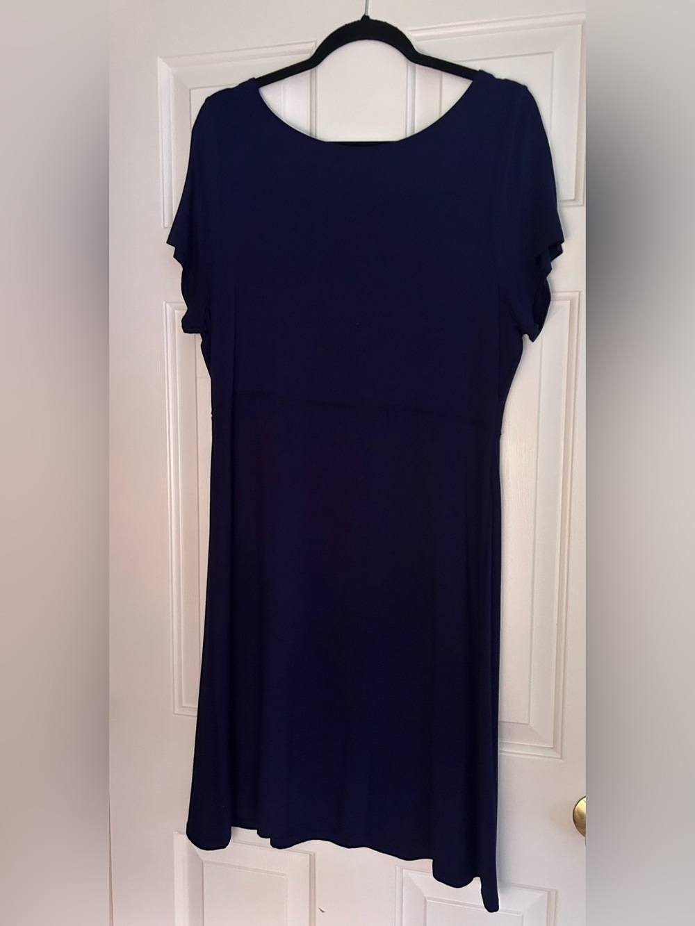 Ivanka Trump Navy Blue Short Sleeve A-Line Dress, Sz XL, Never worn